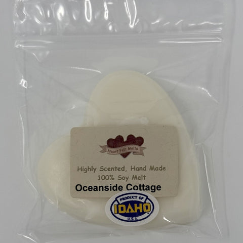 BEACHWOOD - Premium Scented 1oz Soy Heart Melt