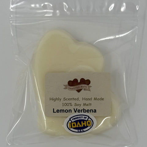 LEMON VERBENA - Premium Scented 1oz Soy Heart Melt