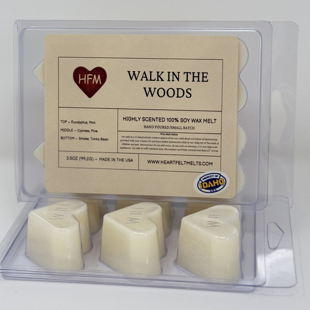 WINTER CABIN - Premium Scented Clamshell Heart Melts